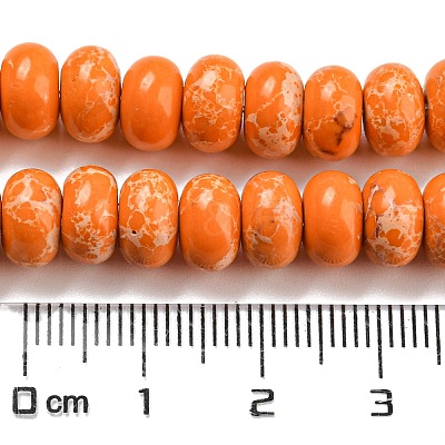 Synthetic Imperial Jasper Dyed Beads Strands G-D077-E01-01F-1