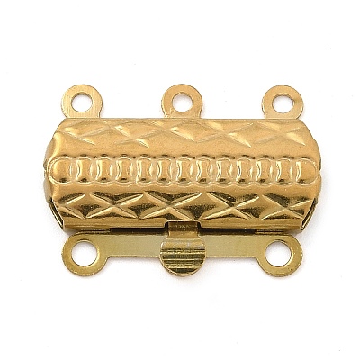 304 Stainless Steel Box Clasps STAS-M084-02A-G-1