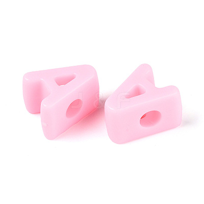 Opaque Acrylic European Beads OACR-M027-01A-01A-1