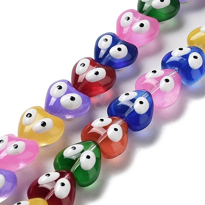 Transparent Glass Beads Strands GLAA-P057-D08-1