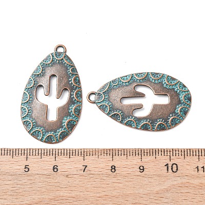 Tibetan Style Alloy Pendants X-FIND-B055-02C-1