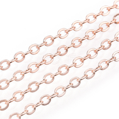 Brass Cable Chains CHC-T008-08RG-1