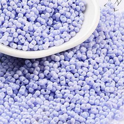 Baking Paint Glass Seed Beads SEED-A033-04H-1