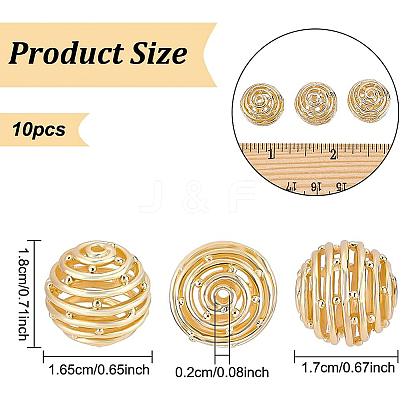 Brass Beads KK-BC0008-86-1