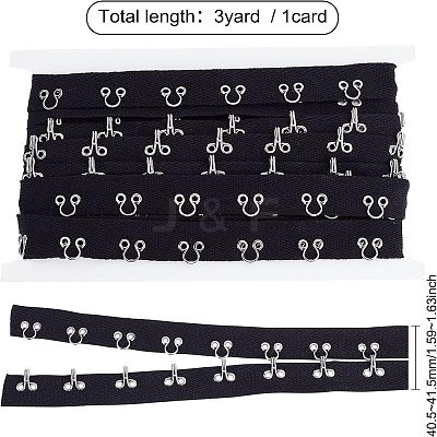 Steel Hook Buckles FIND-WH0082-92B-1