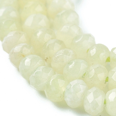 Dyed Natural Malaysia Jade Rondelle Beads Strands G-E316-2x4mm-51-1