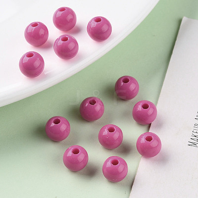 Opaque Acrylic Beads X-MACR-S370-C8mm-A13-1