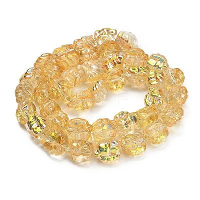 Electroplate Glass Bead Strands EGLA-H110-01HP-01-1
