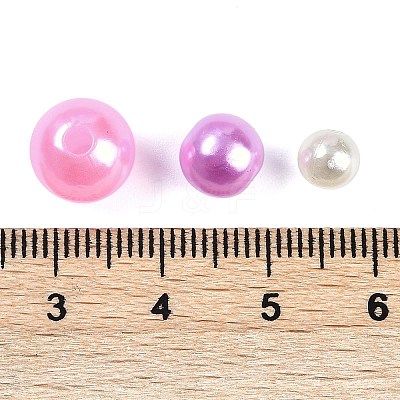ABS Plastic Imitation Pearl Beads KY-G030-01D-1