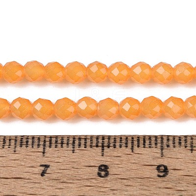 Imitation Jade Glass Beads Strands GLAA-T028-4mm-11C-1