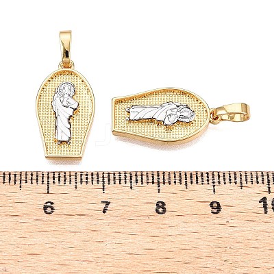 Brass Pendants KK-T070-32G-1