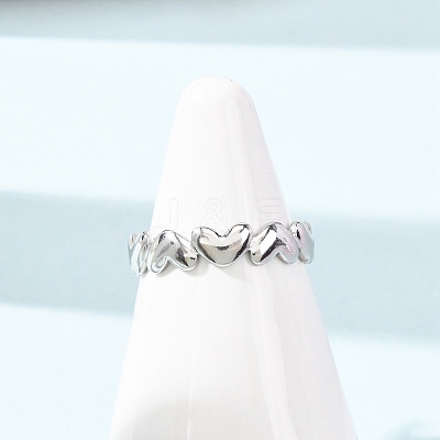 304 Stainless Steel Cuff Open Rings for Women SA-CBA4160-33P-1