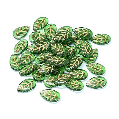 Transparent Glass Pendants GLAA-H016-08H-6-1