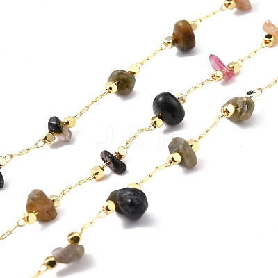 Handmade Beaded Chain CHC-D027-01G-03-1