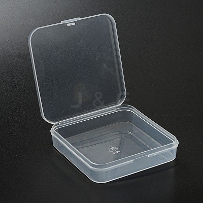 Transparent Plastic Bead Containers CON-BC0004-49-1