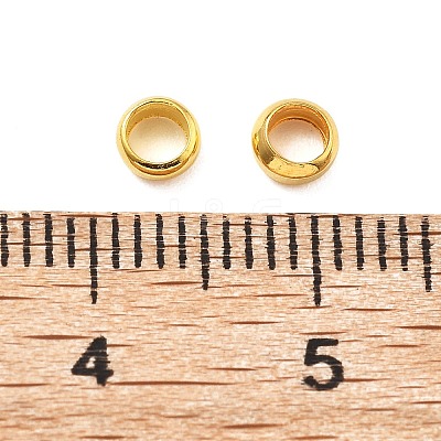 Brass Crimp Beads KK-S509-01G-06-1