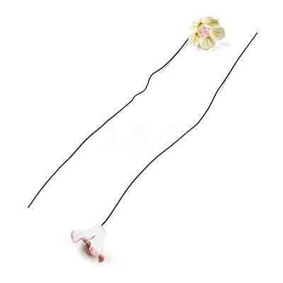 Ceramic Flower Stems with Iron Stem PR-CBAD4A8-06-1