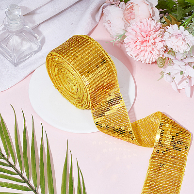 8.85~9M Polyester Sequin Trim OCOR-HY0001-25A-1