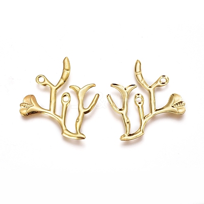 Electroplated Iron Pendants LS-X-IFIN-I030-04G-1