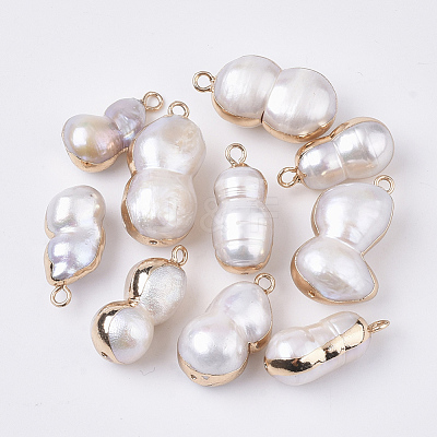 Natural Cultured Freshwater Pearl Pendants X-BSHE-N008-01B-1