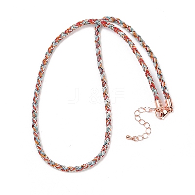 3.5MM Round Nylon Cotton Cord Necklace Making NJEW-C106-03RG-12-1