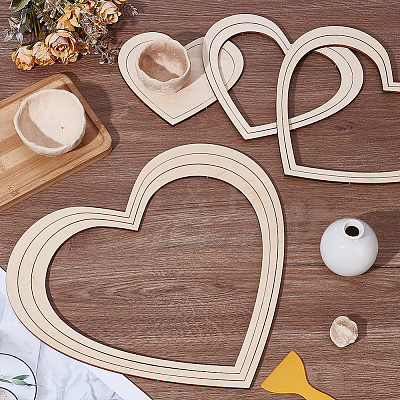 Wooden Concentric Geometric Figure Rail Set WOOD-WH0050-038B-1