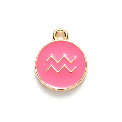 Alloy Enamel Pendants ENAM-S124-01A-03J-1