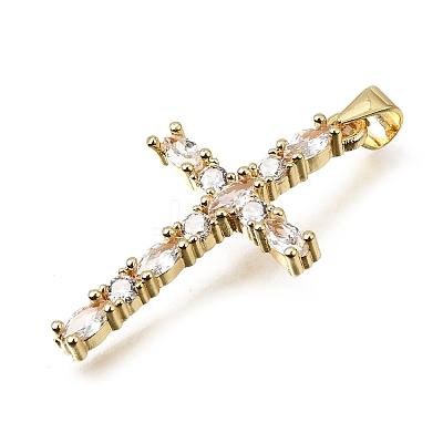 Easter Brass Pave Cubic Zirconia Pendants CU-E002-01C-G07-1