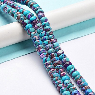 Synthetic Turquoise Beads Strands G-C034-02A-1