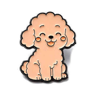 Poodle Enamel Pins JEWB-I055-04EB-05-1