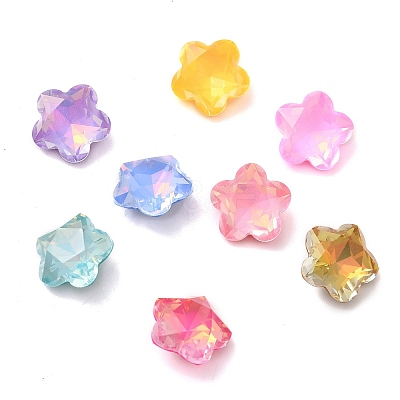 Mocha Style K9 Glass Rhinestone Cabochons RGLA-G017-02C-1