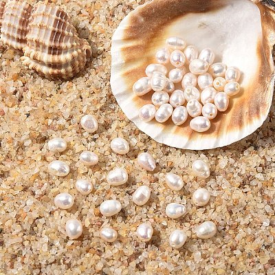 10Pcs Natural Cultured Freshwater Pearl Beads PEAR-YW0001-43-1