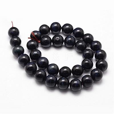 Natural Tiger Eye Bead Strands G-D840-54-8mm-05-1