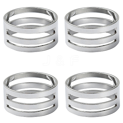 4Pcs Brass Rings RJEW-YW0001-06P-1