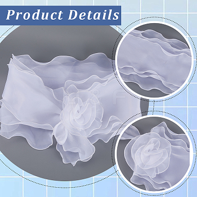 Chiffon Shawl AJEW-WH20054-037C-1