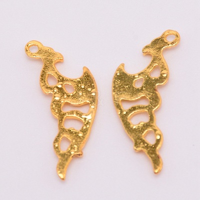 Alloy Open Back Bezel Pendants PALLOY-WH0076-36G-RS-1