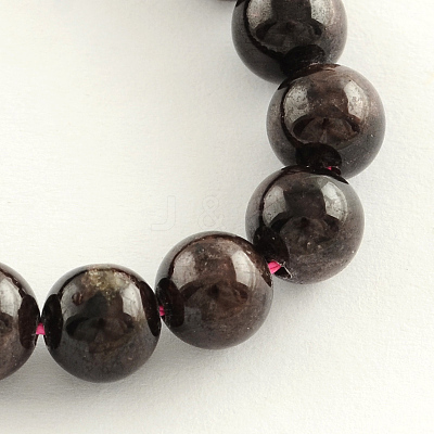 Natural Garnet Gemstone Bead Strands G-R263-4mm-1