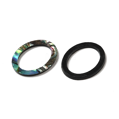 Natural Abalone Shell/Paua Shell Cabochons SHEL-K006-13A-1