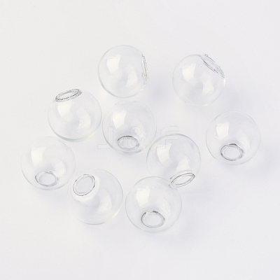 Round Mechanized One Hole Blown Glass Globe Ball Bottles X-BLOW-R001-10mm-1