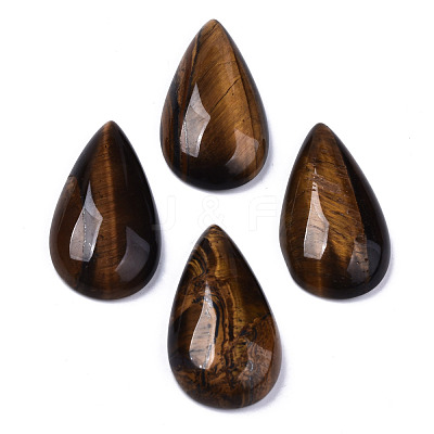 Natural Tiger Eye Cabochons X-G-N326-72D-1