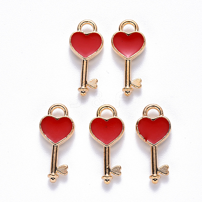 Alloy Enamel Pendants ENAM-S121-057C-1