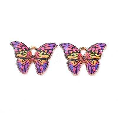 Alloy Enamel Pendants PALLOY-M200-01LG-B-1