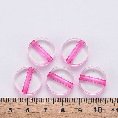 Transparent Acrylic Beads TACR-S154-09A-82-1