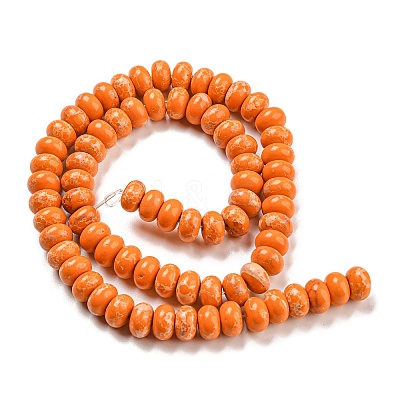 Synthetic Imperial Jasper Dyed Beads Strands G-D077-E01-01F-1
