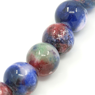 Natural Persian Jade Beads Strands G-D434-8mm-02-1