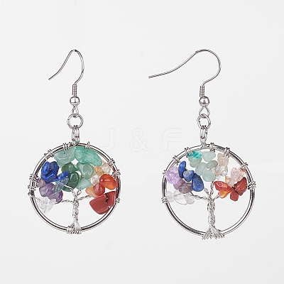 Chakra Jewelry EJEW-JE02758-1
