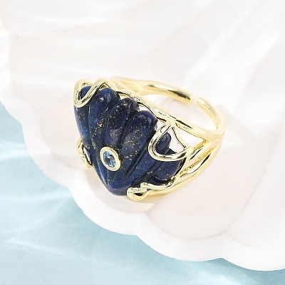 Natural Lapis Lazuli Cuff Rings GG-CBA5FCC-04G-06-1