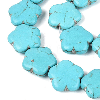 Synthetic Turquoise Beads Strands G-N364-10A-01-1