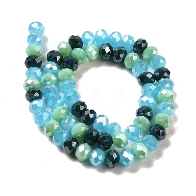 Glass Beads Strands EGLA-A034-M8mm-58-1