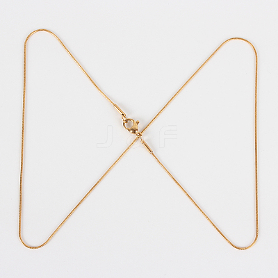 304 Stainless Steel Snake Chain Necklace Making STAS-P045-11-1
